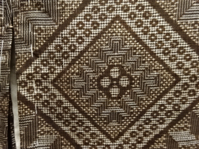 JAPANESE KIMONO / ANTIQUE DORO OSHIMA TSUMUGI KIMONO (TATSUGO)
